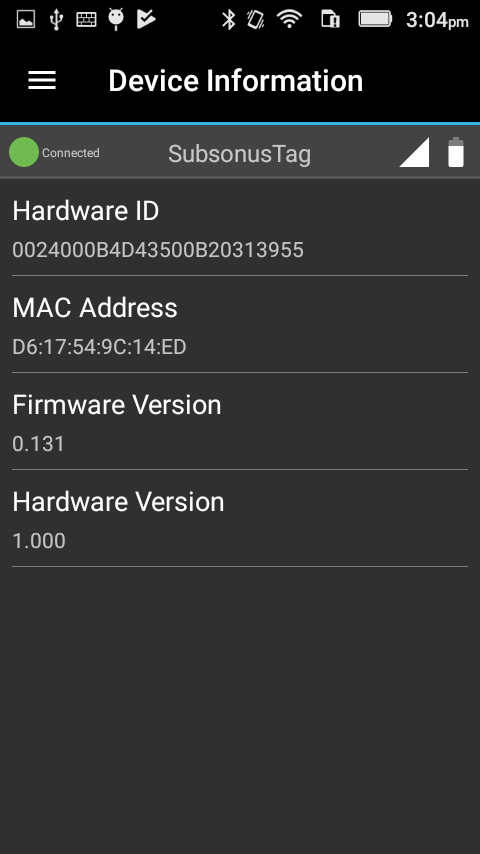 Device Information